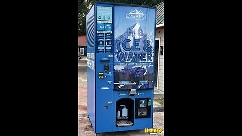 Everest Ice VX3 Filtered Water and Bagged Ice Vending Machine For Sale in Texas