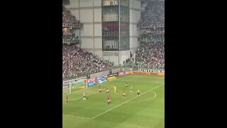 Gol do Hulk visto da arquibancada - Atlético-MG 2x0 Atlético-GO