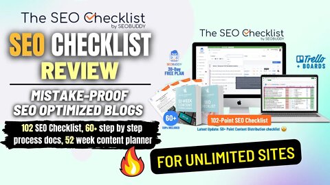 SEO Checklist Review | List 120 SEO Checklists to Launch Mistake-Proof SEO Optimized Blogs Everytime