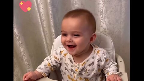 Little Boy Is Laughing Too Cute | Cute Baby Eating Banana