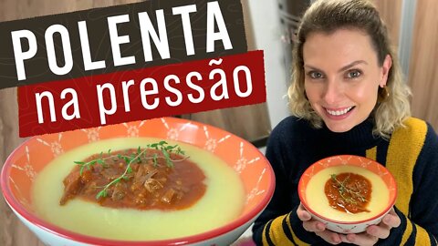 POLENTA NA PANELA DE PRESSÃO | COMO FAZER POLENTA