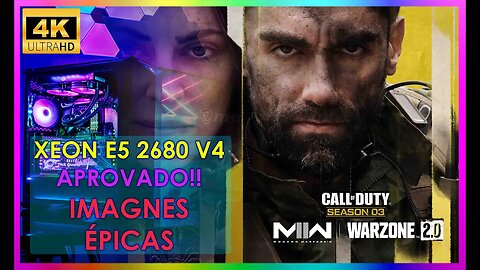 ÉPICO O NÍVEL DE GRÁFICO - Xeon E5 2680 v4 - CALL OF DUTY MODERN WARFARE II #warzone