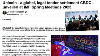 Unveils the 'Unicoin' at the International Monetary Fund Spring Meetings?