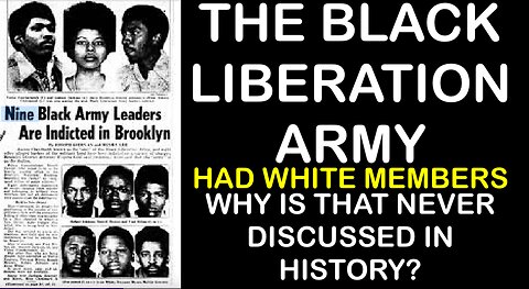 THE BLACK LIBERATION ARMY HAD WHITE MEMBERS | WHY ARE THEY ONLY SHOWN AS BLACK MILITANTS?