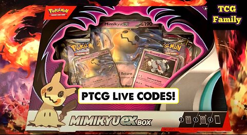 Mimikyu ex Box Opening + Pokemon TCG Live Codes!