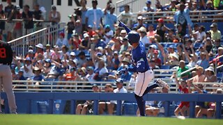 George Springer hits a solo home run to center field