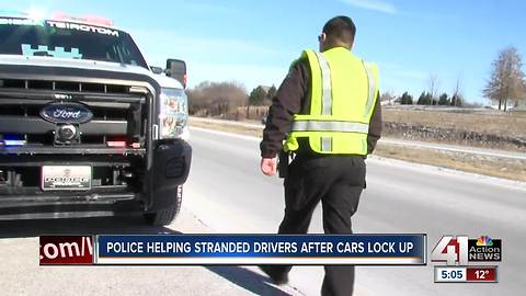 Overland Park safety officers responding to more car calls due to cold weather