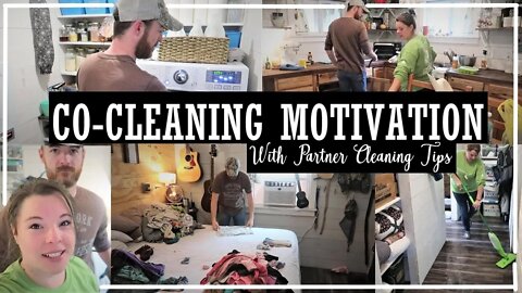 Co-Cleaning//Tips & Tricks for Cleaning with a Partner//Whole House Clean with Me//EVERY Room