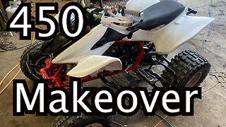 07 Honda TRX450ER Makeover