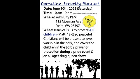 Yelm Washington's First Pride Festival/Operation Security Blanket