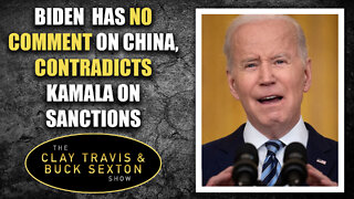 Biden Has NO COMMENT on China, Contradicts Kamala on Sanctions