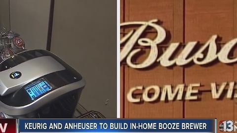 Keurig teams up with Anheuser-Busch to create in-home booze machine