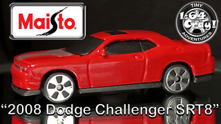 “2008 Dodge Challenger SRT8”- in Red- Model by Maisto