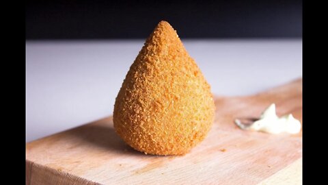 Receita Coxinha FIT com 4 INGREDIENTES 😝 #shorts