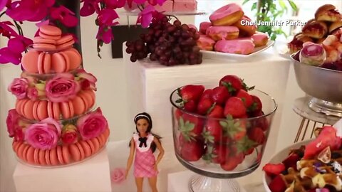 Palm Beach chef creates full-scale Barbie buffet