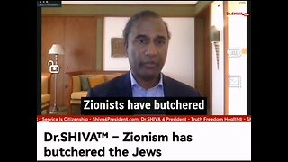Zionist Natanyahu have butchered the Jews.