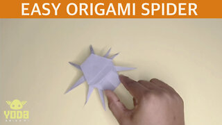 How To Make An Origami Spider - Easy And Step By Step Tutorial