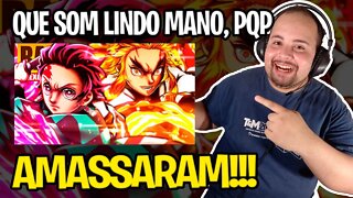 REACT ♪ Rengoku e Tanjiro 🔥 (Demon Slayer) | HERDEIRO DA CHAMA | LexClash e @WB