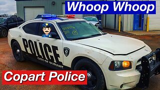 Copart Walk Around Fully Working Police Car at Auction!