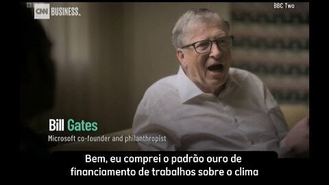 Bill Gates justifica uso de avião, falando que compensa sua poluição com créditos de carbono