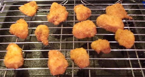 Awesome baked chicken nuggets
