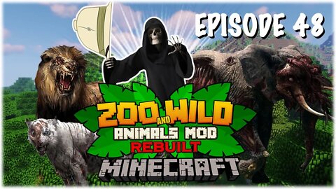 Minecraft: Zoo and Wild Animal (ZAWA) Mod - S2E48 - Happy Halloween!