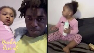 Kodak Black Rushes Home To Daughter Yuri After Posting Bond! 😘