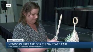 Vendors prepare for Tulsa State Fair