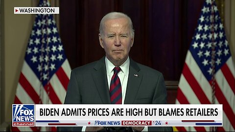 Biden Shifts Blame To Retailers After Admitting Prices Still 'Too High': This 'Makes No Sense'