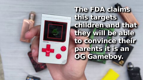 FDA Ups Its Attack on Vaping. It Claims Companies are Targeting Children Using Gen X Nostalgia 🤡🌎