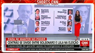 Centrão divide entre Bolsonaro e Lula, para manter o poder, veja o lado do Bolsonaro @SHORTS CNN