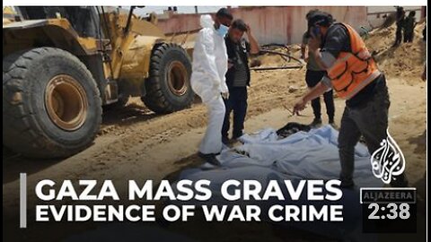 Evidence of torture as nearly 400 bodies found in Gaza mass graves