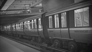 Montreal Metro Black and White