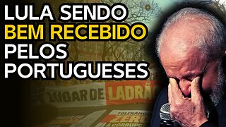 PORTUGUESES mostram o RESPEITO e CARINHO que sentem por LULA