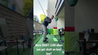 Golf Lag impact and SHAFT LEAN Key from Chuck Cook