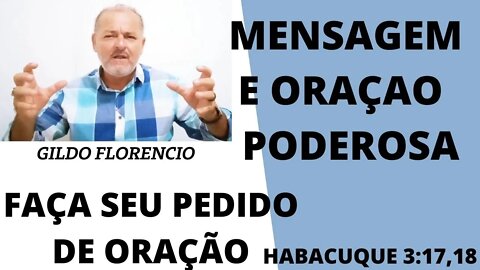 MENSAGEM NO LIVRO DE HABACUQUE E ORAÇAO PARA VOCE E SUA FAMILIA?