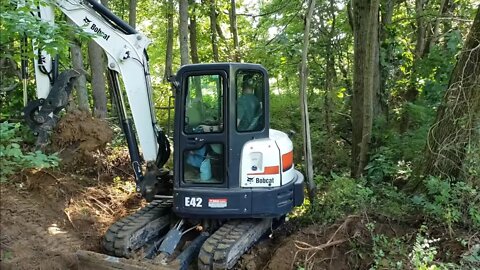 Installing ditch crossing, culvert pipe & watering hole PART 1!
