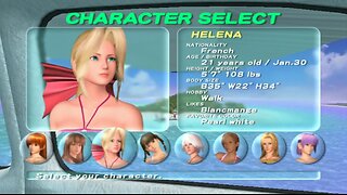 XBOX Dead or Alive Xtreme Beach Volleyball Helena playthrough