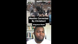 Muslim Woman CORRECTED By Christian Street Preacher