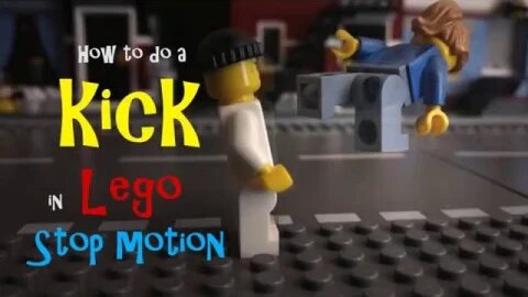 How to do a kick in Lego stop motion