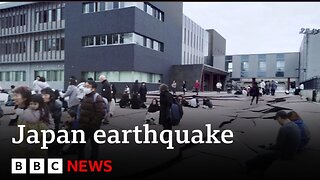 Japan issues tsunami warning after strong earthquake BBC News