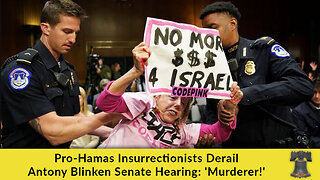 Pro-Hamas Insurrectionists Derail Antony Blinken Senate Hearing: 'Murderer!'