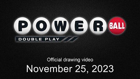 Powerball Double Play drawing for November 25, 2023