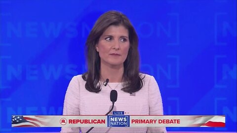 Nikki Haley Makes 'Deer In The Headlights' Face While Under Fire From Vivek Ramaswamy In Debate