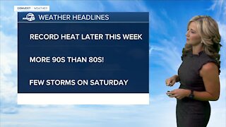 Heating back up across Colorado, with record heat possible in Denver