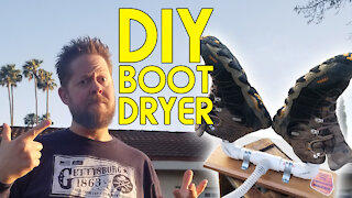 Making a DIY Boot Dryer