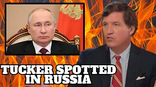 Tucker Spotted in Russia, Spurs Rumors of Interview with Putin