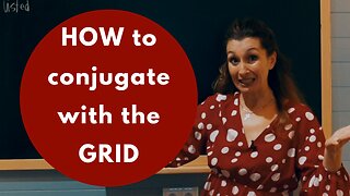 How to CONJUGATE Spanish verbs using the GRID - Learn this and save yourself time and headache