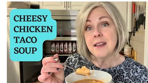 Keto Cheesy Chicken Taco Soup EASY!