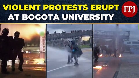 Molotov Mayhem: Bogota University Erupts in Violent Student Protests